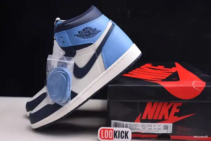 Reps TBkick Obsidian 1 Jordan 555088-140 Air OG Retro High 0606